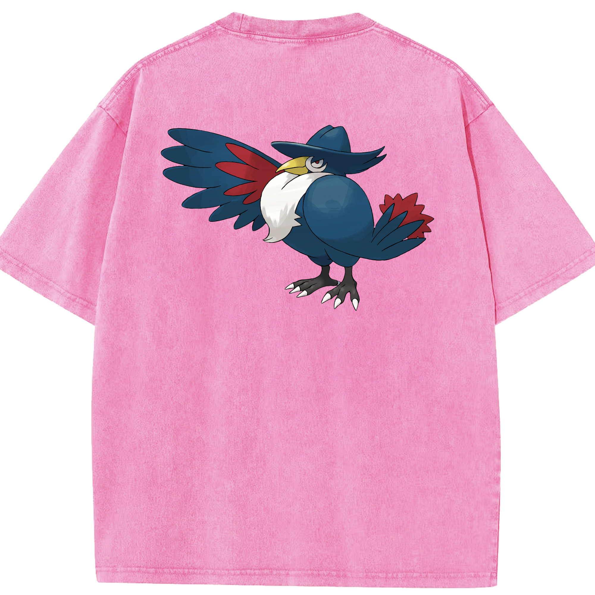 （画像用） ポケットモンスター Pokémon 綿100% ヴィンテージ風 半袖Tシャツ（背面プリント）